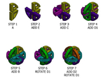 Modelo 3d de Saturnus rompecabezas para impresoras 3d