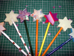  'holly' magic star wand - pencil topper  3d model for 3d printers