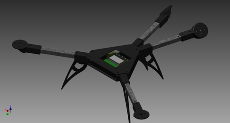 Modelo 3d de Multicopter partes para impresoras 3d