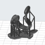 Modelo 3d de Abrazos cangrejo / los anillo(s) para impresoras 3d