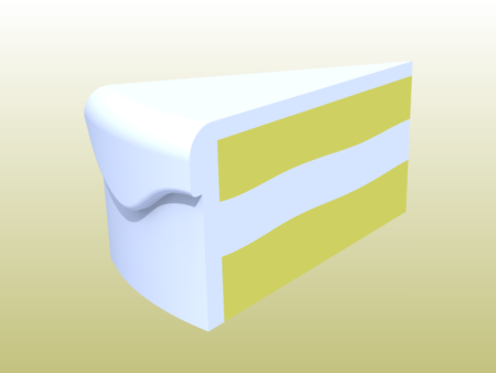  Piece of cake!  3d model for 3d printers