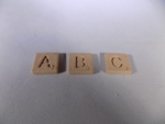  Complete scrabble set  3d model for 3d printers