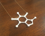  Caffeine molecule pendant  3d model for 3d printers