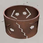  Social distancing bracelet  3d model for 3d printers