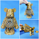 Modelo 3d de Oso de peluche banco para impresoras 3d