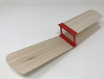  Red baron ii: hand launched biplane glider  3d model for 3d printers