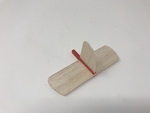  Red baron ii: hand launched biplane glider  3d model for 3d printers