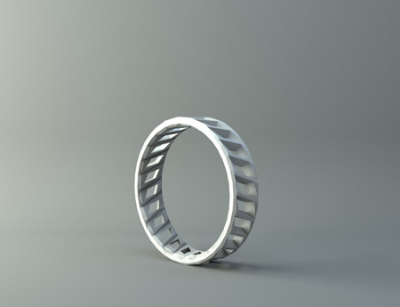 Modelo 3d de Anillo de celosía 2 para impresoras 3d