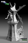  Windmill  3d model for 3d printers