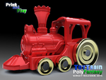 Modelo 3d de Tren de juguete para impresoras 3d