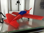 Modelo 3d de Avión de juguete, diferentes versiones están previstas para impresoras 3d