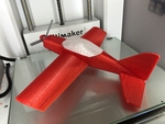 Modelo 3d de Avión de juguete, diferentes versiones están previstas para impresoras 3d