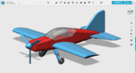  Toy airplane, different versions are planned  3d model for 3d printers