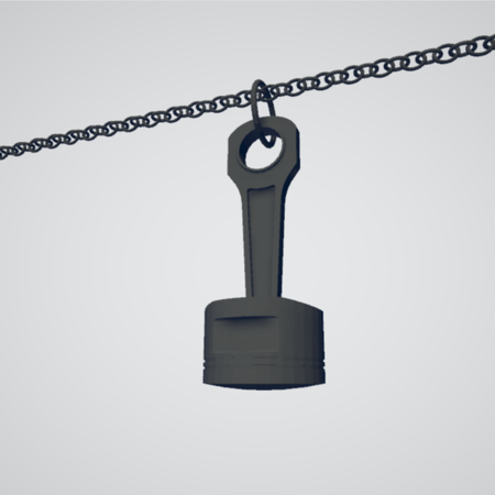  Piston necklace  3d model for 3d printers