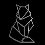  Geometric fox  3d model for 3d printers