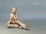 Modelo 3d de Robot mujer - robotica para impresoras 3d
