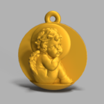  3d angle-3 pendant  3d model for 3d printers