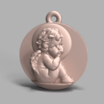  3d angle-3 pendant  3d model for 3d printers