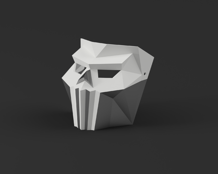 Low-Poly Ghost - Dual Extrusion Halloween Masks