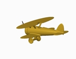Modelo 3d de Avión de juguete para impresoras 3d