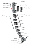  Asajj ventress' lightsaber  3d model for 3d printers