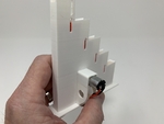  Marblevator, magnetic tracks.  3d model for 3d printers