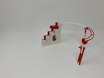  Marblevator, magnetic tracks.  3d model for 3d printers