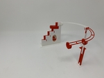  Marblevator, magnetic tracks.  3d model for 3d printers