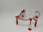  Marblevator, magnetic tracks.  3d model for 3d printers