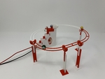  Marblevator, magnetic tracks.  3d model for 3d printers