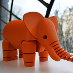 Modelo 3d de Elefante para impresoras 3d