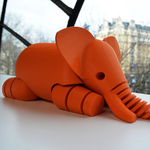 Modelo 3d de Elefante para impresoras 3d