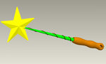  Magic wand  3d model for 3d printers