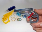  Small rubber band gun  3d model for 3d printers