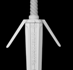  Witcher 3 silver sword  3d model for 3d printers