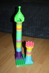 Modelo 3d de Duplo de la torre de rapunzel / castillo - duplo compatible para impresoras 3d