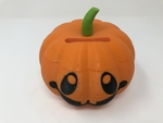  Simple secret box iv: jack o'lantern coin box  3d model for 3d printers