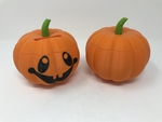  Simple secret box iv: jack o'lantern coin box  3d model for 3d printers