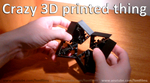  Crazy 3d printed thing  3d model for 3d printers