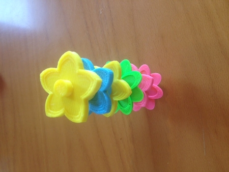  Flowers - duplo compatible  3d model for 3d printers