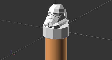 Low-Poly Stormtrooper Corcho Pal