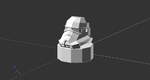 Modelo 3d de Low-poly stormtrooper corcho pal para impresoras 3d