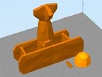  No glue remix of flowalistik's stoyries - low-poly plane  3d model for 3d printers