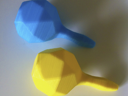 Modelo 3d de Maraca (shaker instrumento) para impresoras 3d