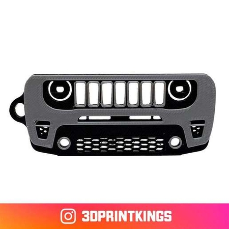 Modelo 3d de Jeep renegade - clave de la cadena de para impresoras 3d