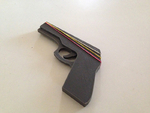 Modelo 3d de Banda de goma arma para la impresión 3d para impresoras 3d