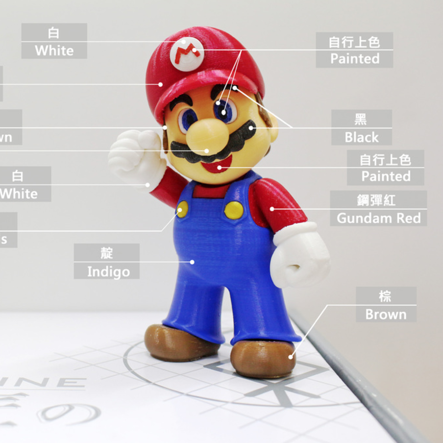 Super mario complete set 3d model for 3d printers free