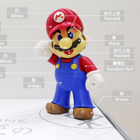  Super mario complete set  3d model for 3d printers