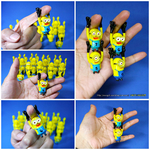  Minions linking  3d model for 3d printers