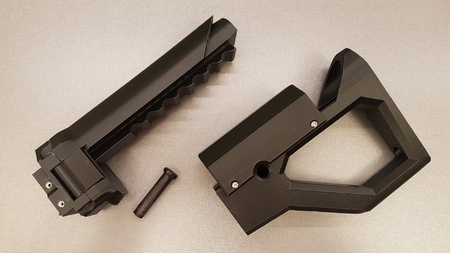  Folding stock for fdl-3  3d model for 3d printers